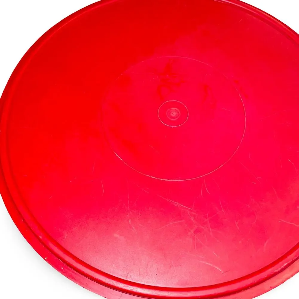 Tupperware Thatsa Bowl White With Red Lid Mixing Serving Bowl 32 Cup 2539A 224